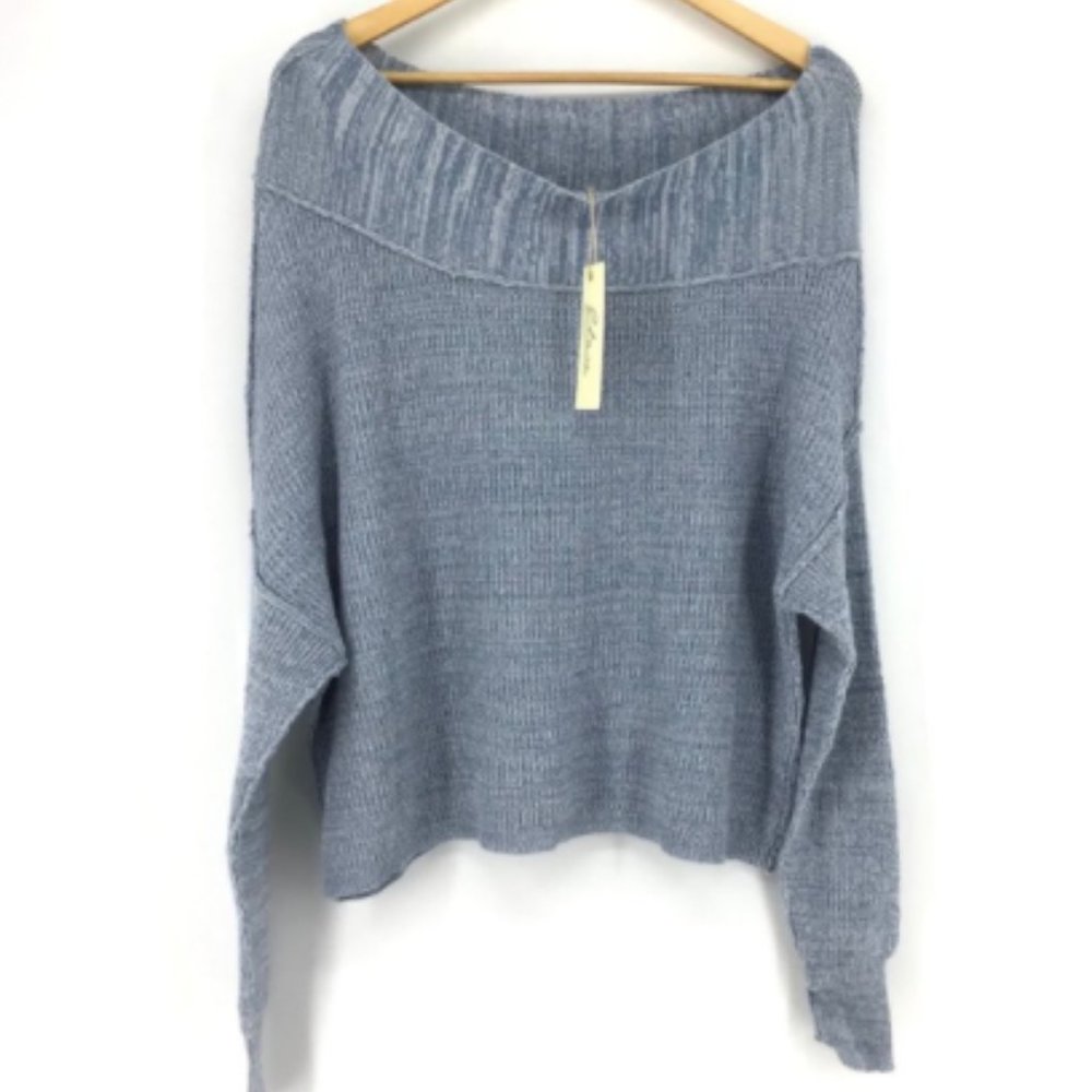 Slouchy Off-the-Shoulder Sweater